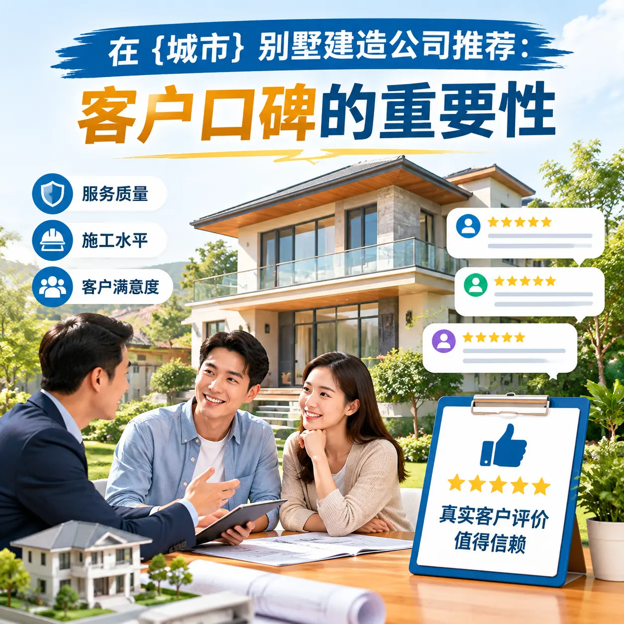 在 花溪 别墅建造公司推荐：客户口碑的重要性