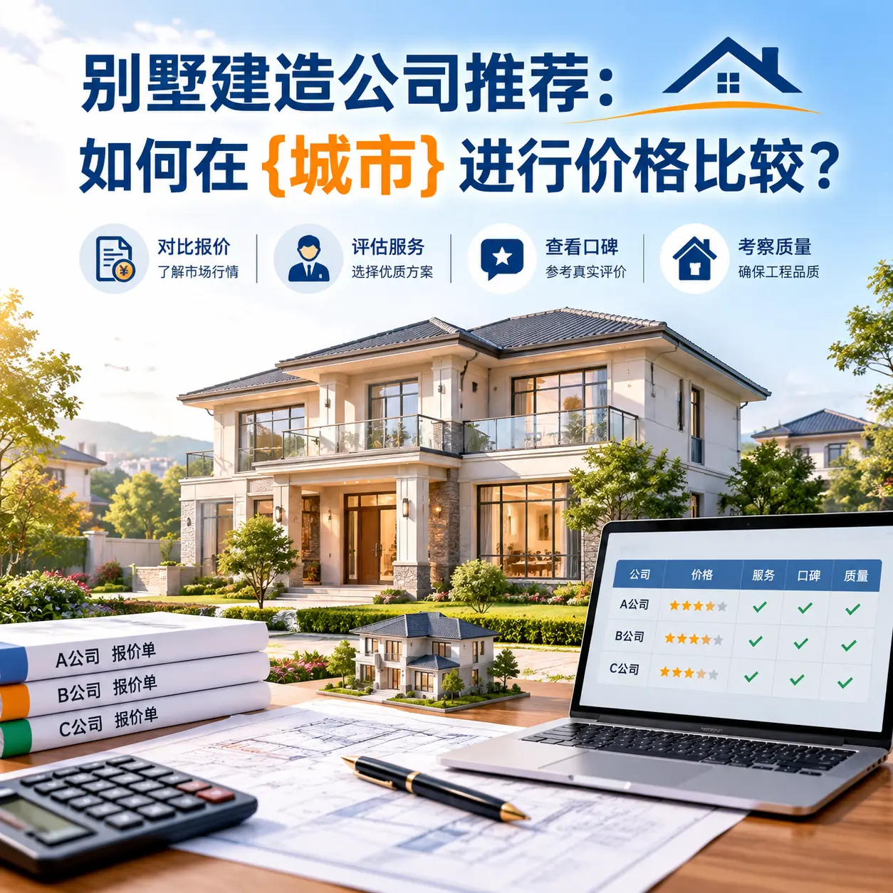 别墅建造公司推荐:如何在 花溪 进行价格比较?