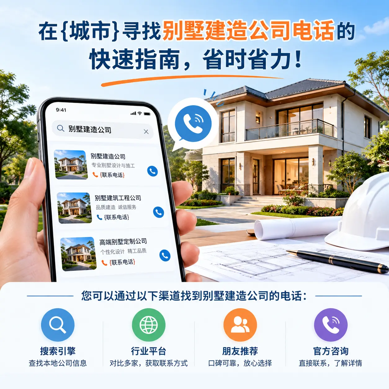 在花溪寻找别墅建造公司电话的快速指南,省时省力!