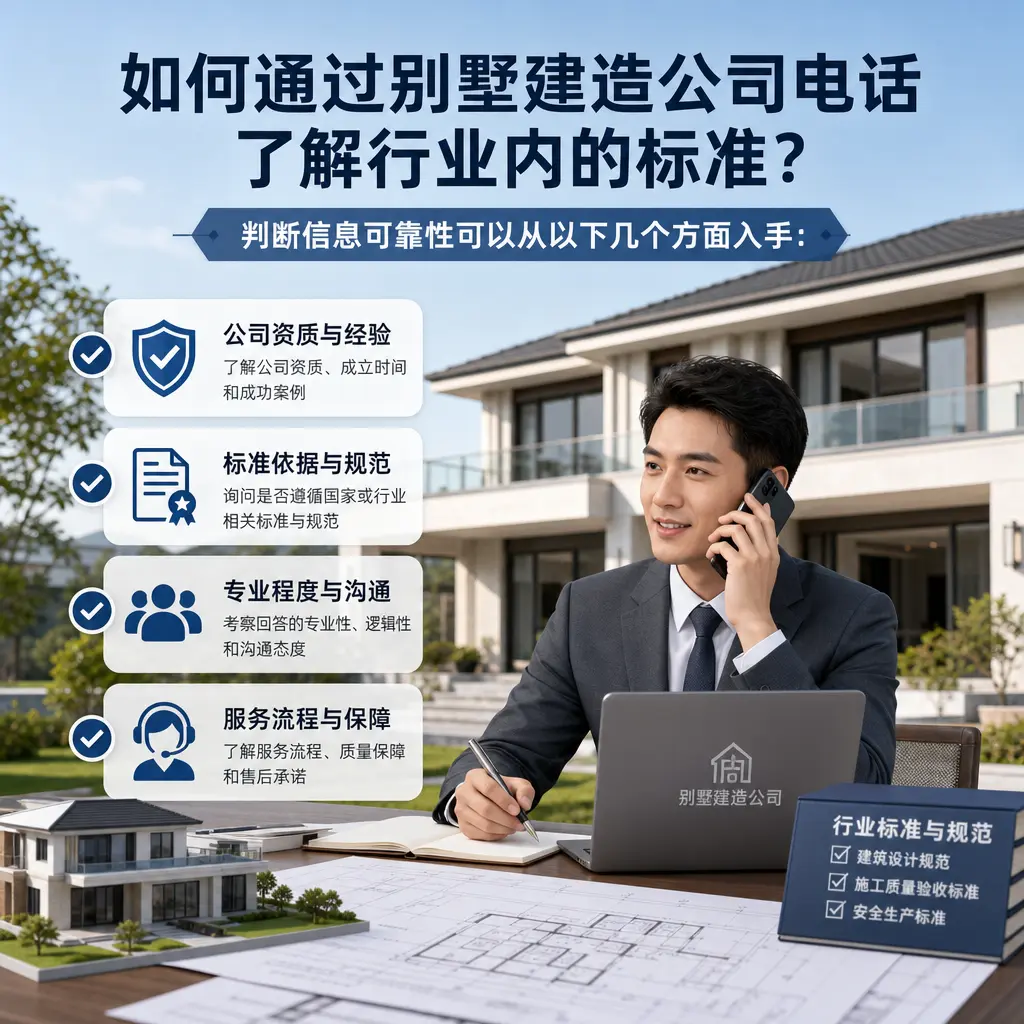 如何通过别墅建造公司电话了解行业内的标准?