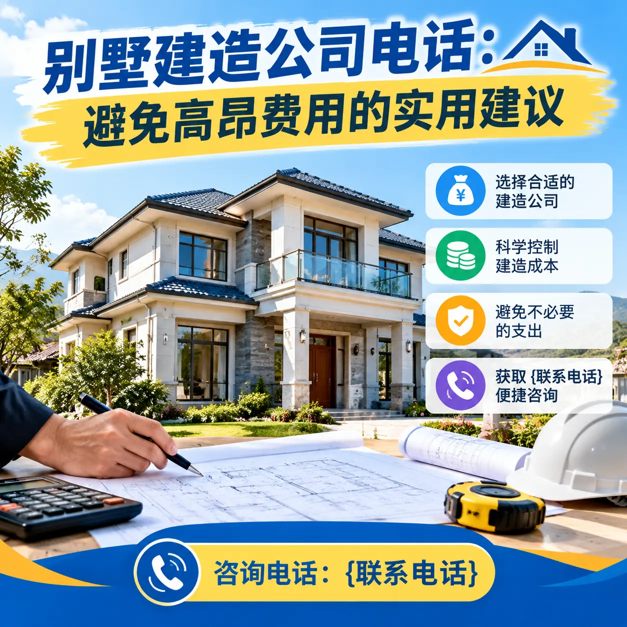 花溪别墅建造公司电话:避免高昂费用的实用建议