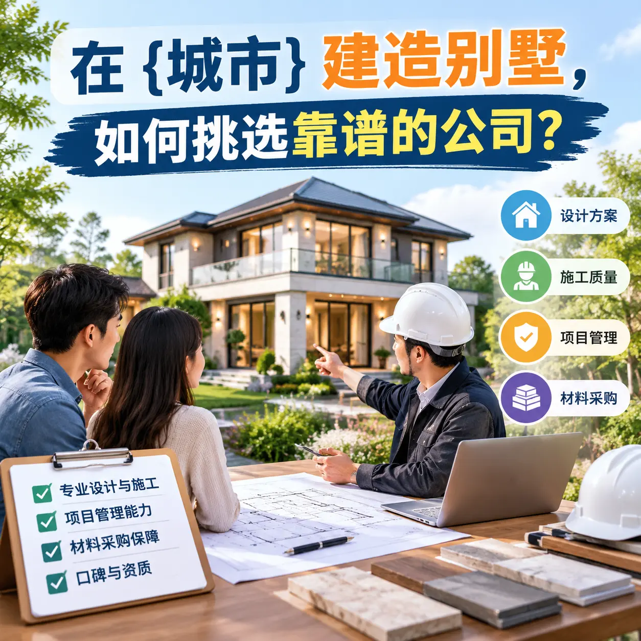 在 花溪 建造别墅,如何挑选靠谱的公司?