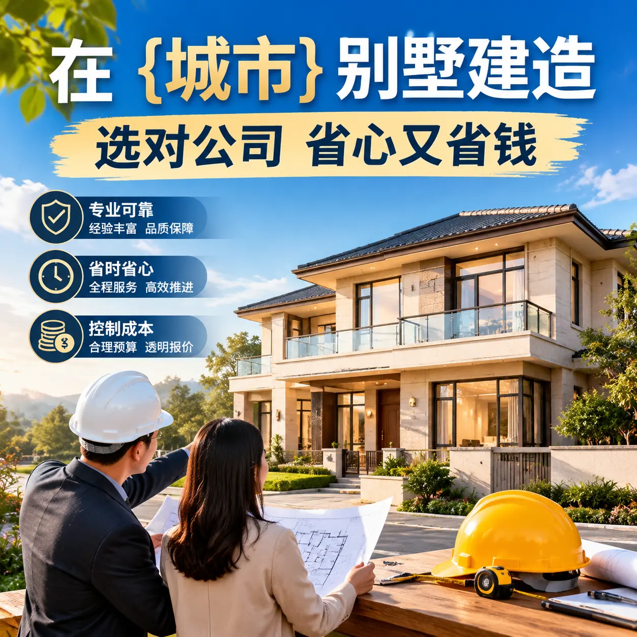 在 花溪 别墅建造,选对公司省心又省钱