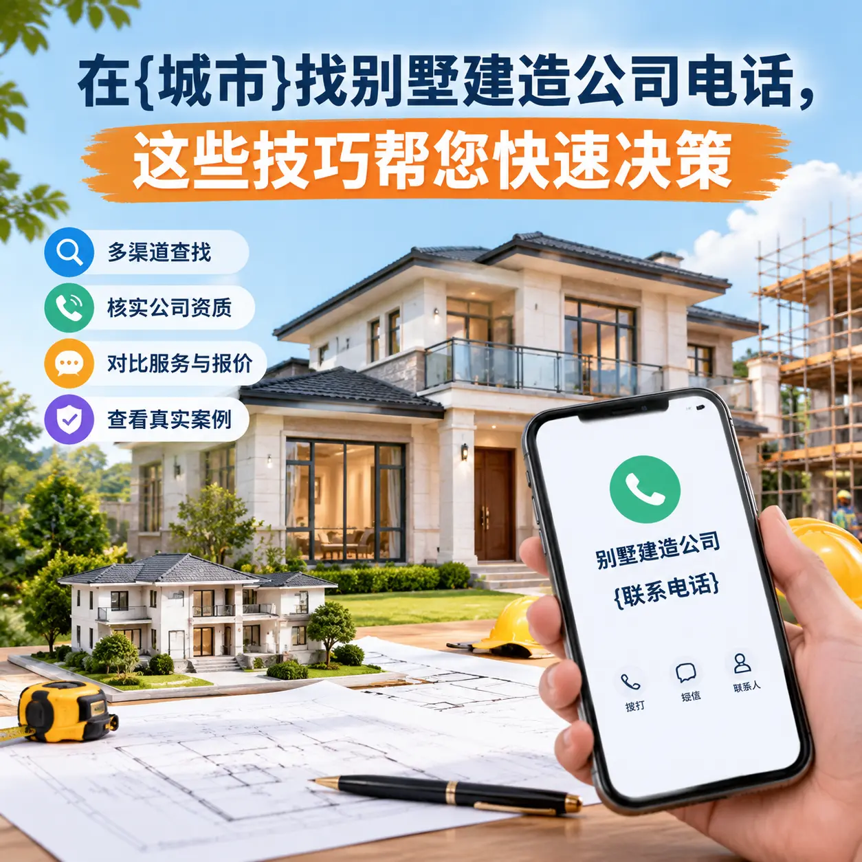 在花溪找别墅建造公司电话,这些技巧帮您快速决策