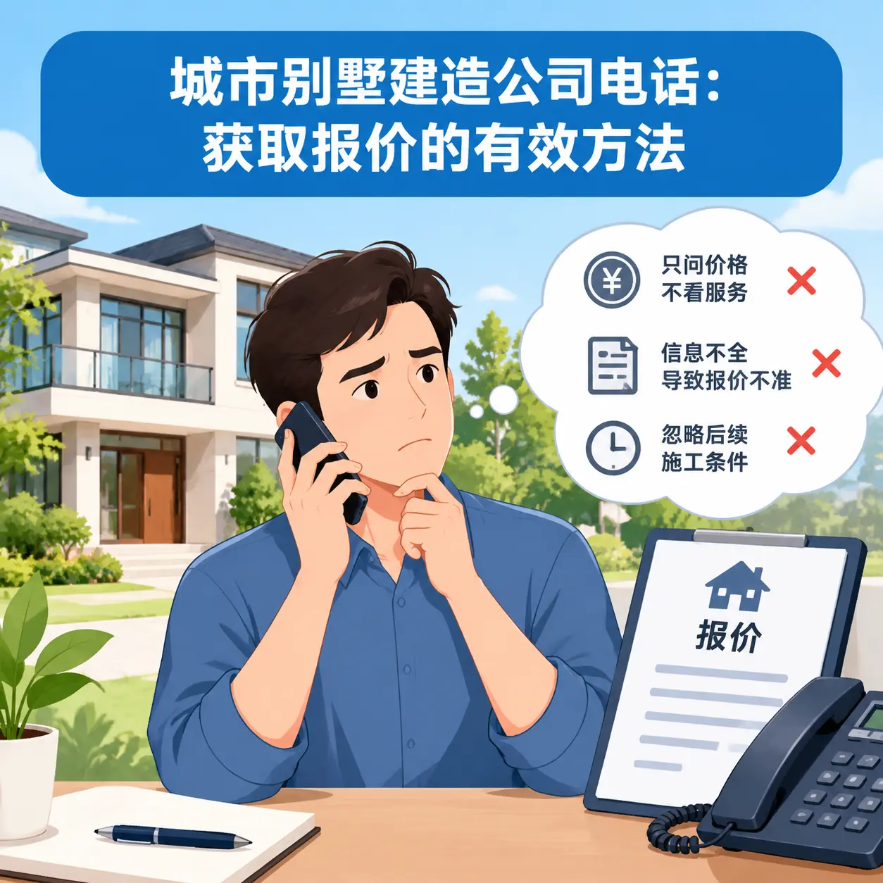 花溪别墅建造公司电话:获取报价的有效方法