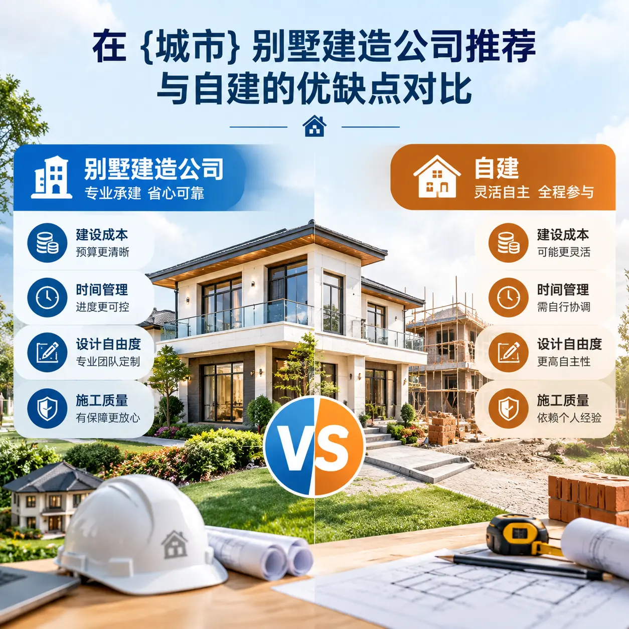 在 花溪 别墅建造公司推荐与自建的优缺点对比